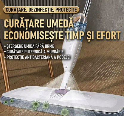 Mop cu Spray și Rezervor — Curățare Rapidă fără să te Apleci