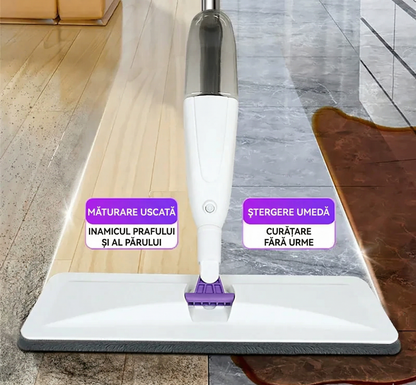 Mop cu Spray și Rezervor — Curățare Rapidă fără să te Apleci